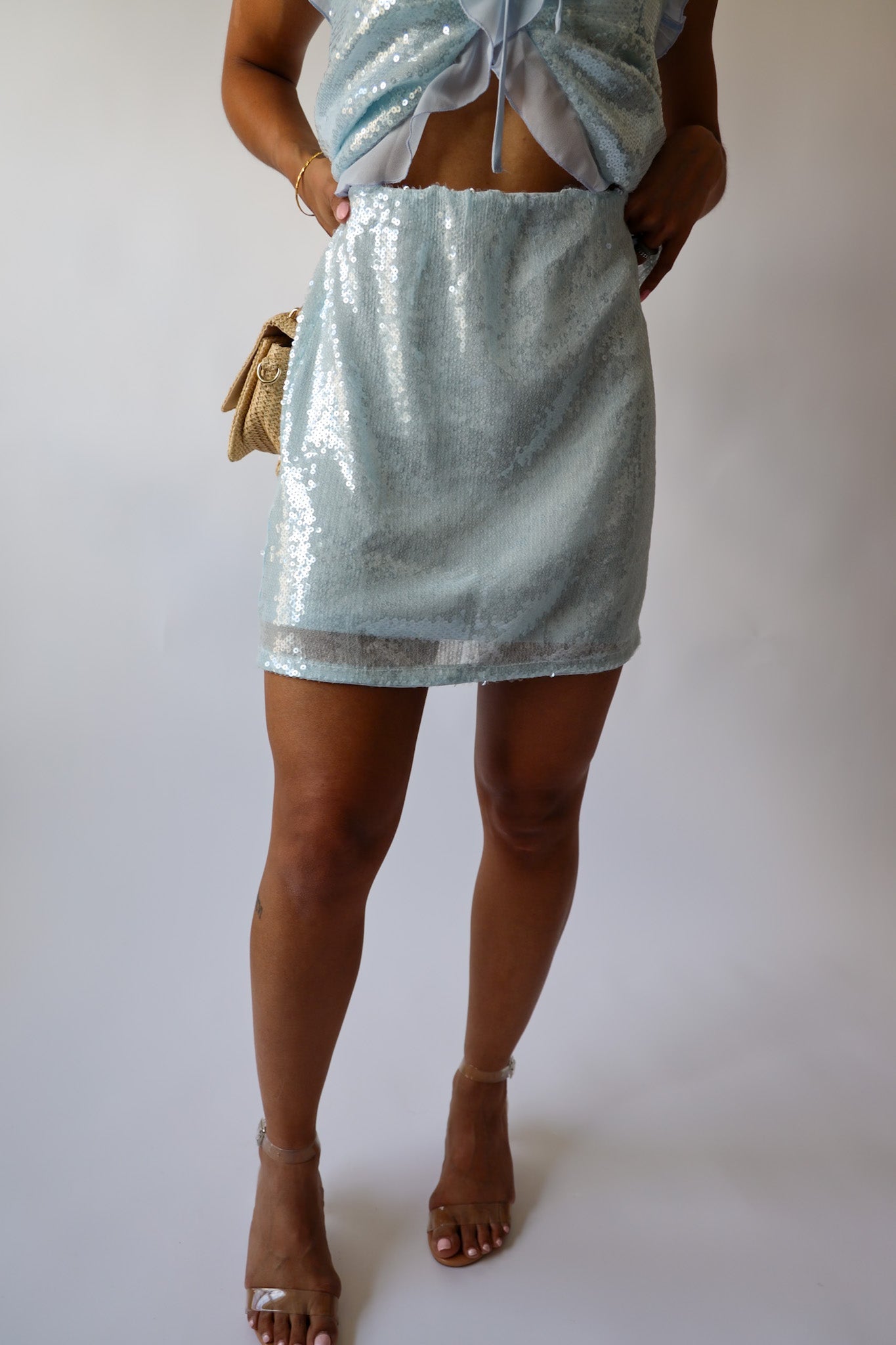 Starlight Sequin Mini Skirt