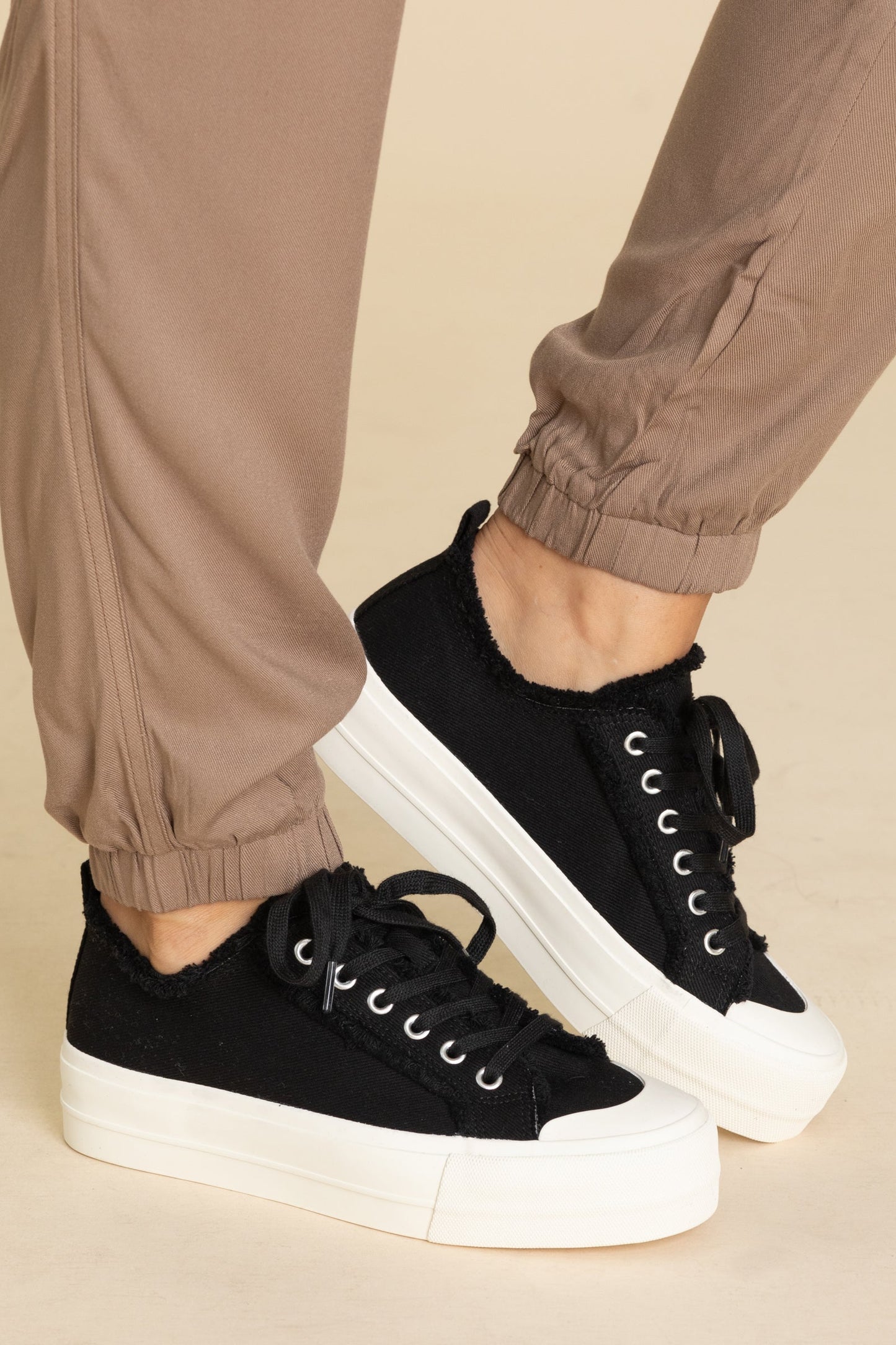 Corkys Canvas Raw Hem Sneakers