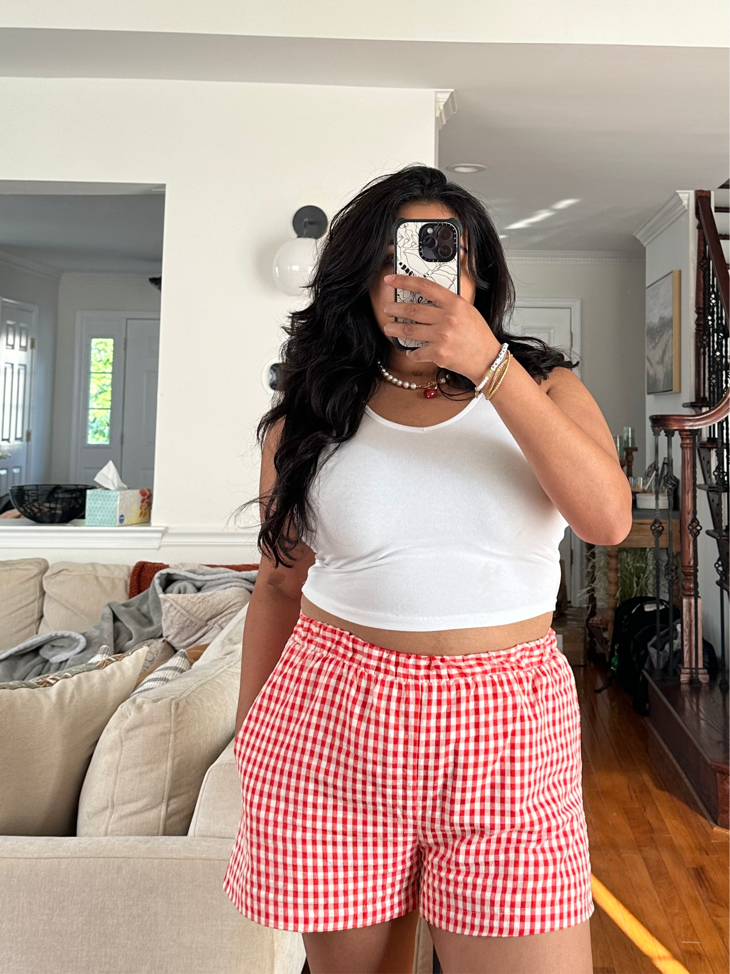 Gingham Boxer Shorts