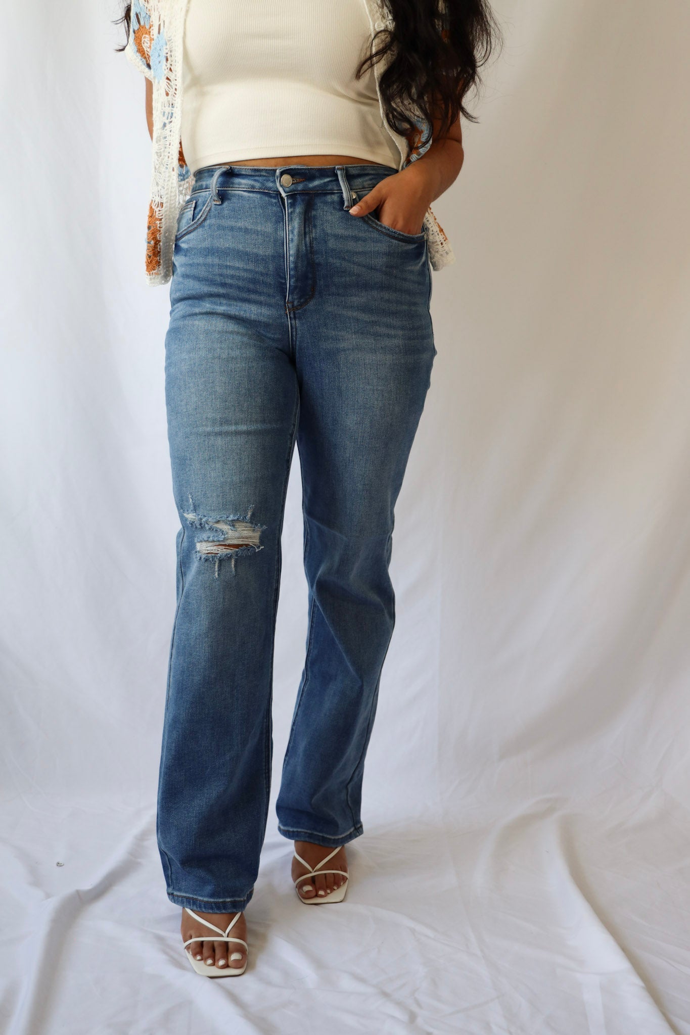 Judy Blue High Waist Tummy Control 90's Straight *Final Sale*