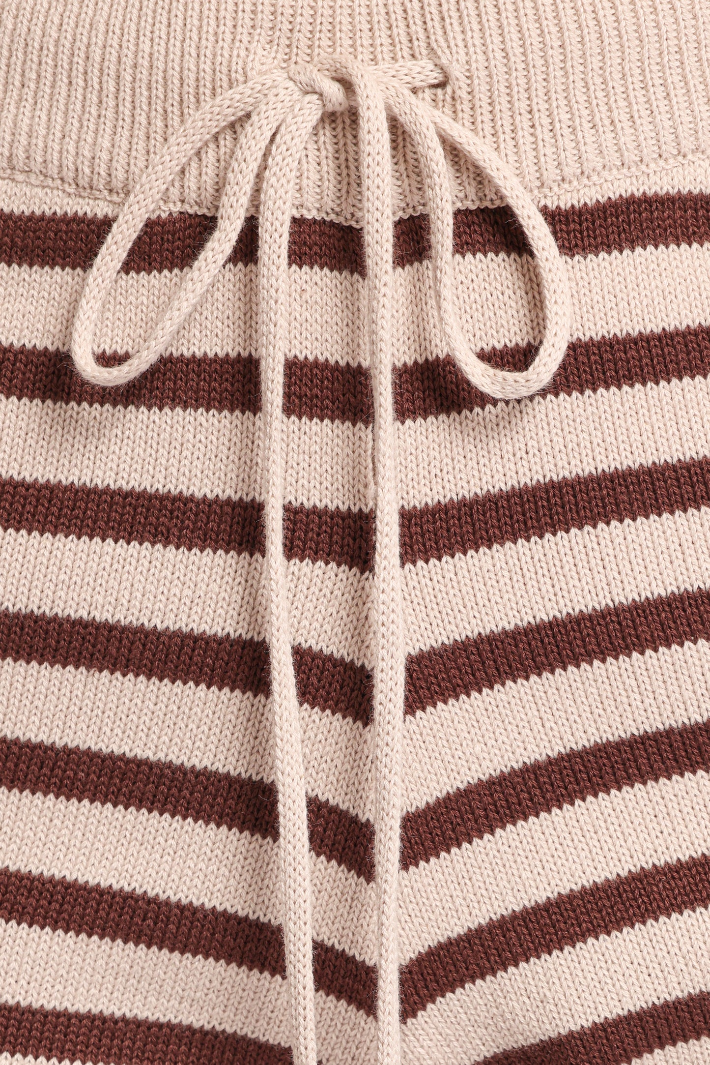 Ilona Knit Set - Brown/Cream