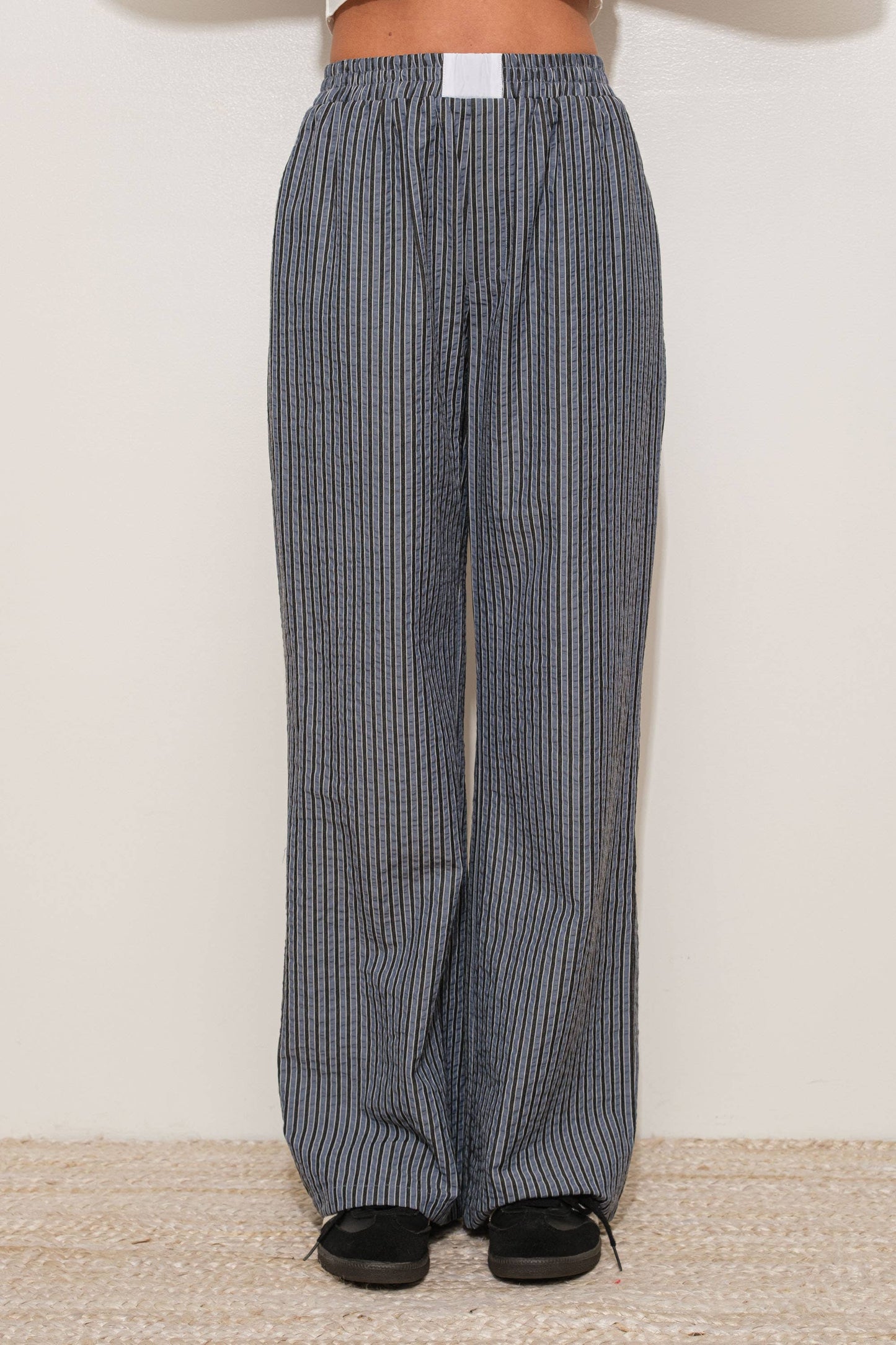 Striped Pajama Boxer Pants