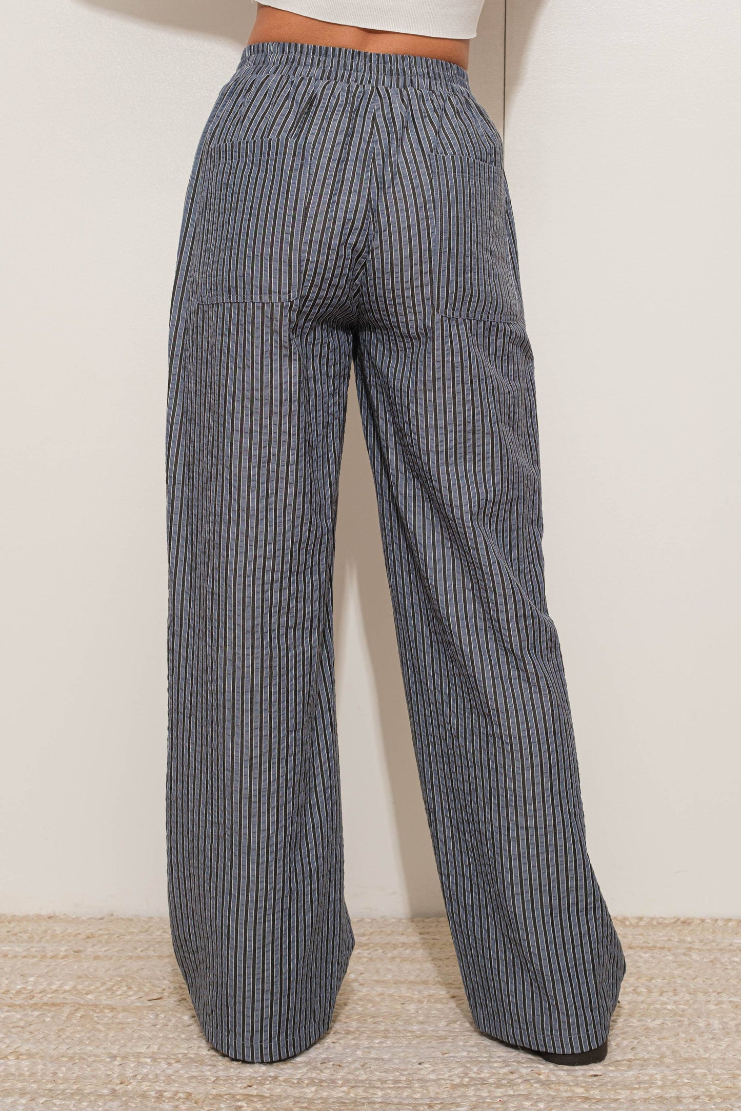 Striped Pajama Boxer Pants