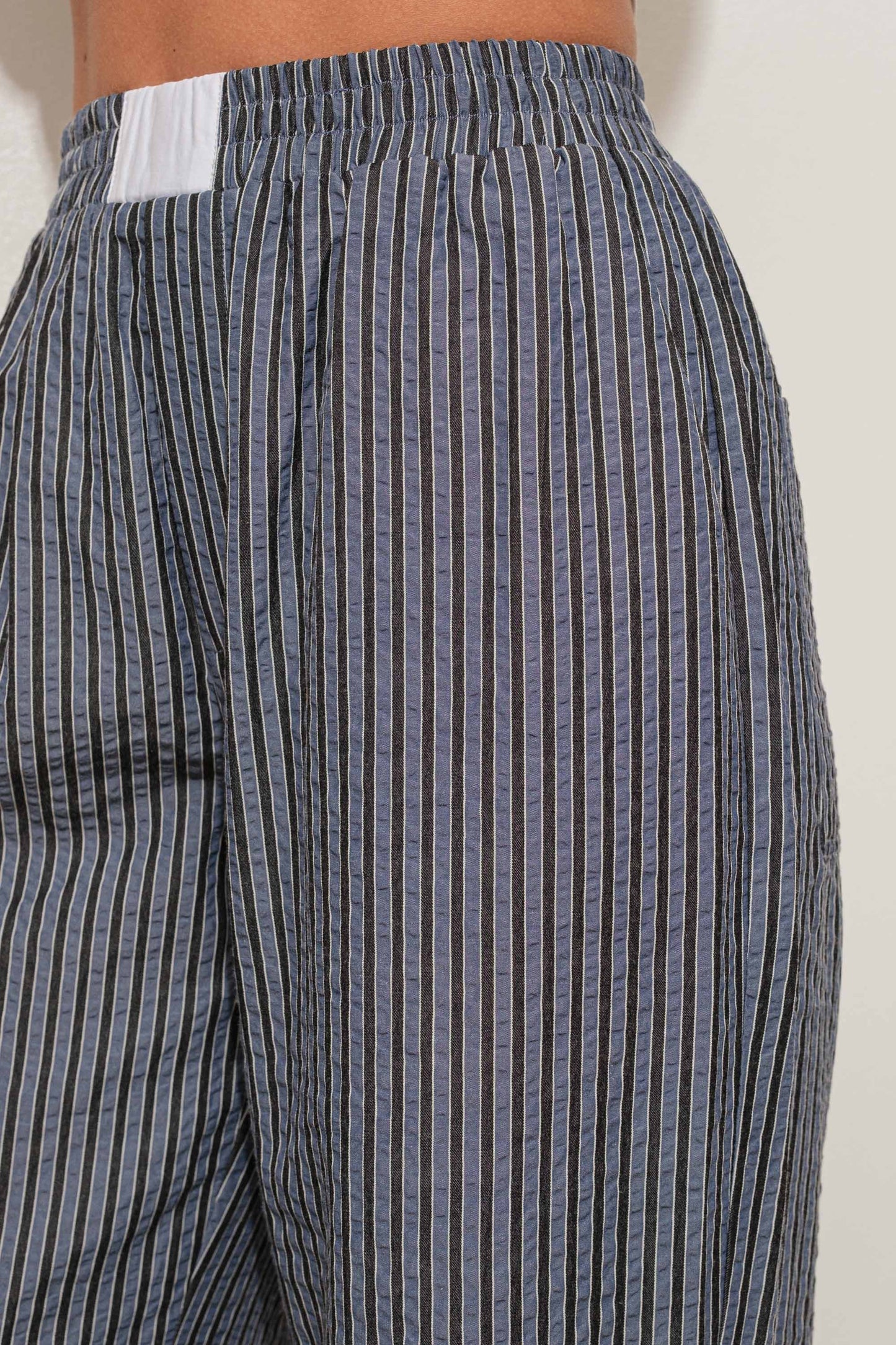 Striped Pajama Boxer Pants