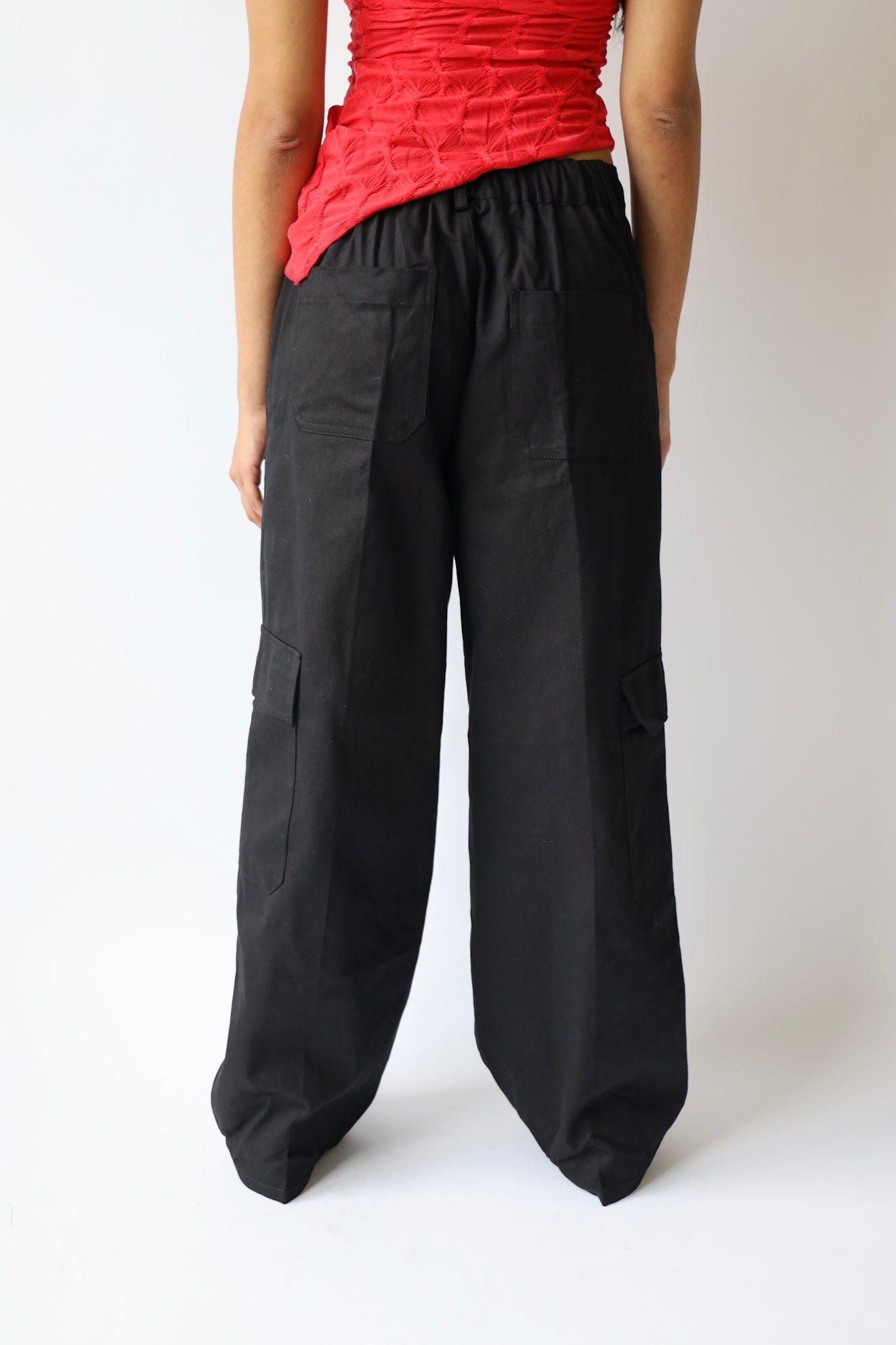 Wide Leg Baggy Cargo Pants