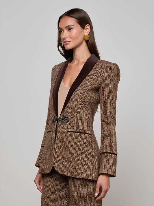 Gable Herringbone Blazer