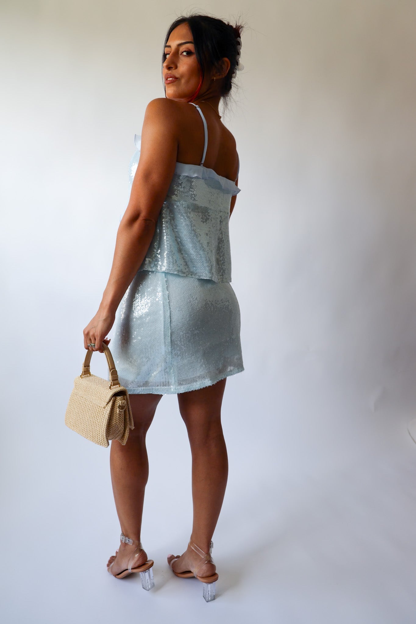 Starlight Sequin Mini Skirt