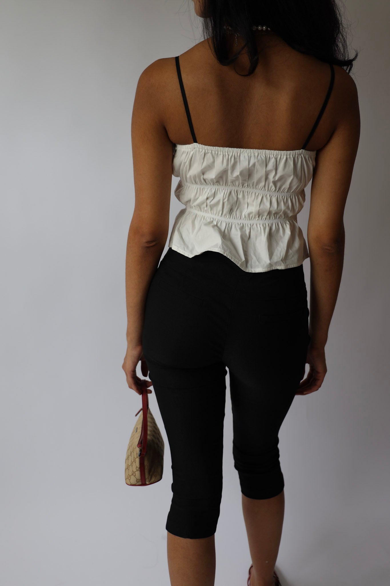 Black Capri Trouser