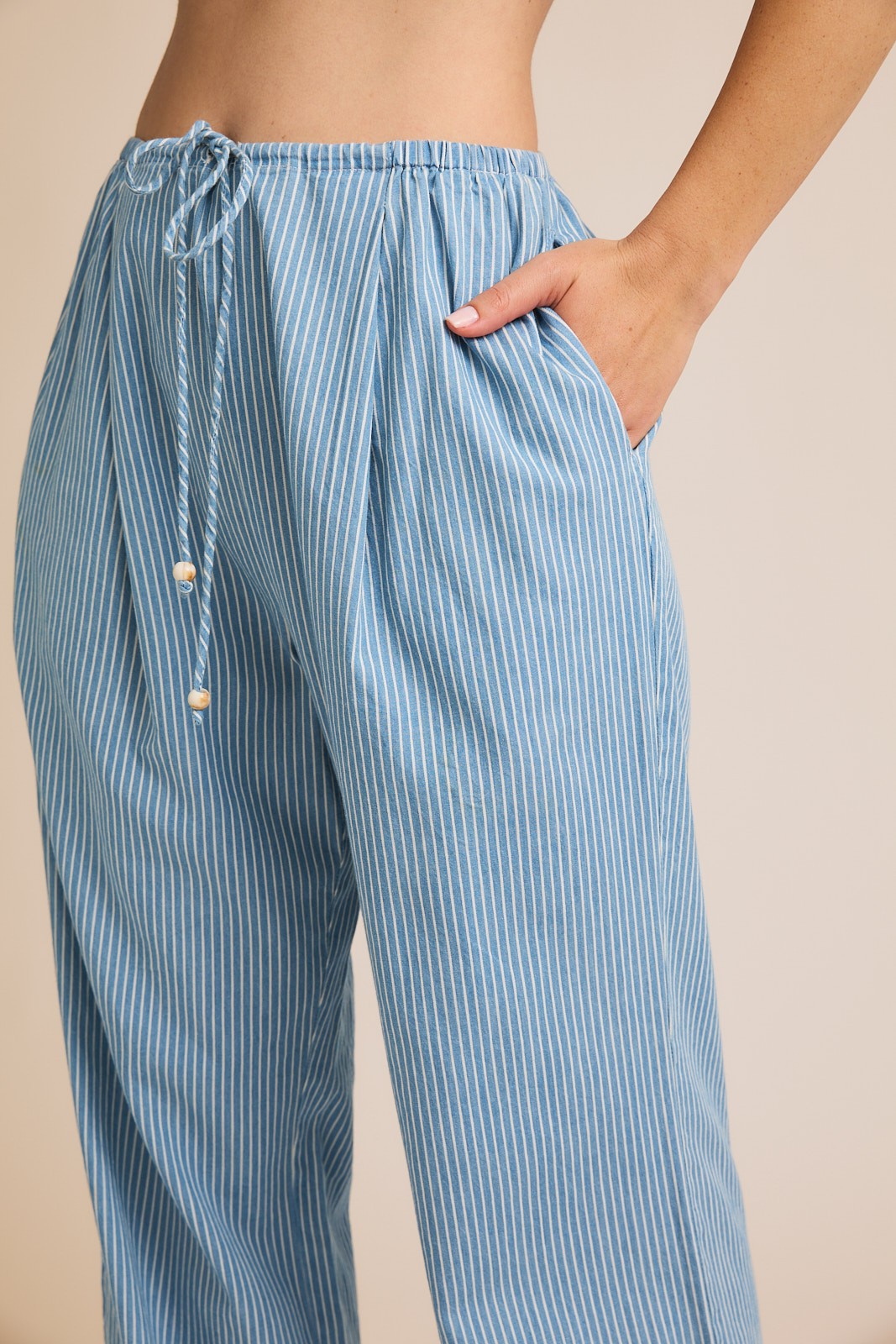 Capri Coast Striped Drawstring Pants