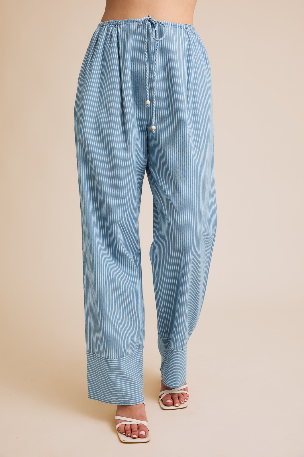 Capri Coast Striped Drawstring Pants