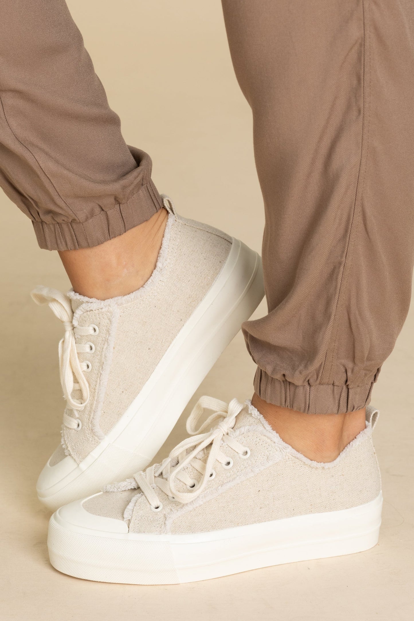 Corkys Canvas Raw Hem Sneakers