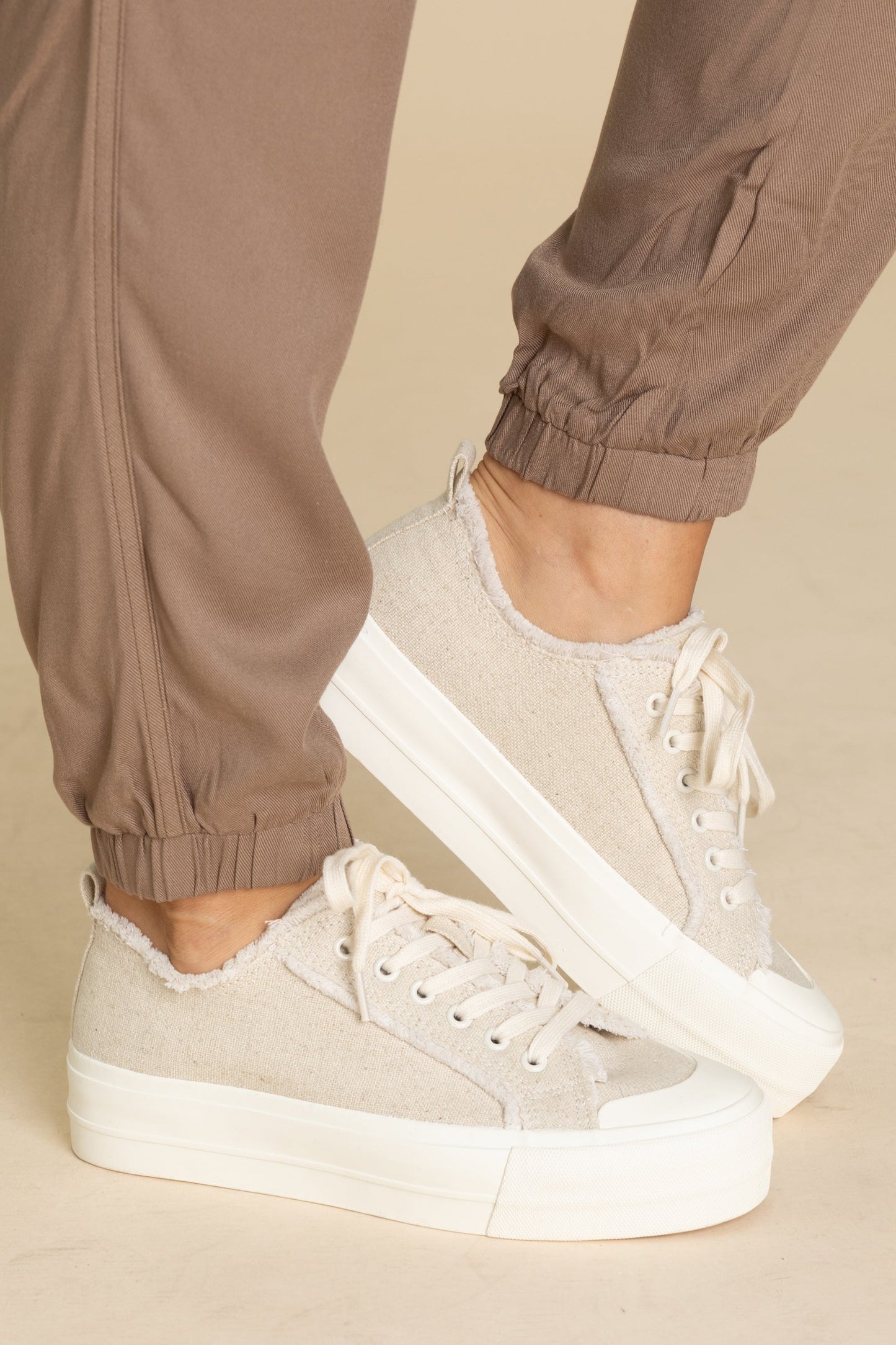Corkys Canvas Raw Hem Sneakers