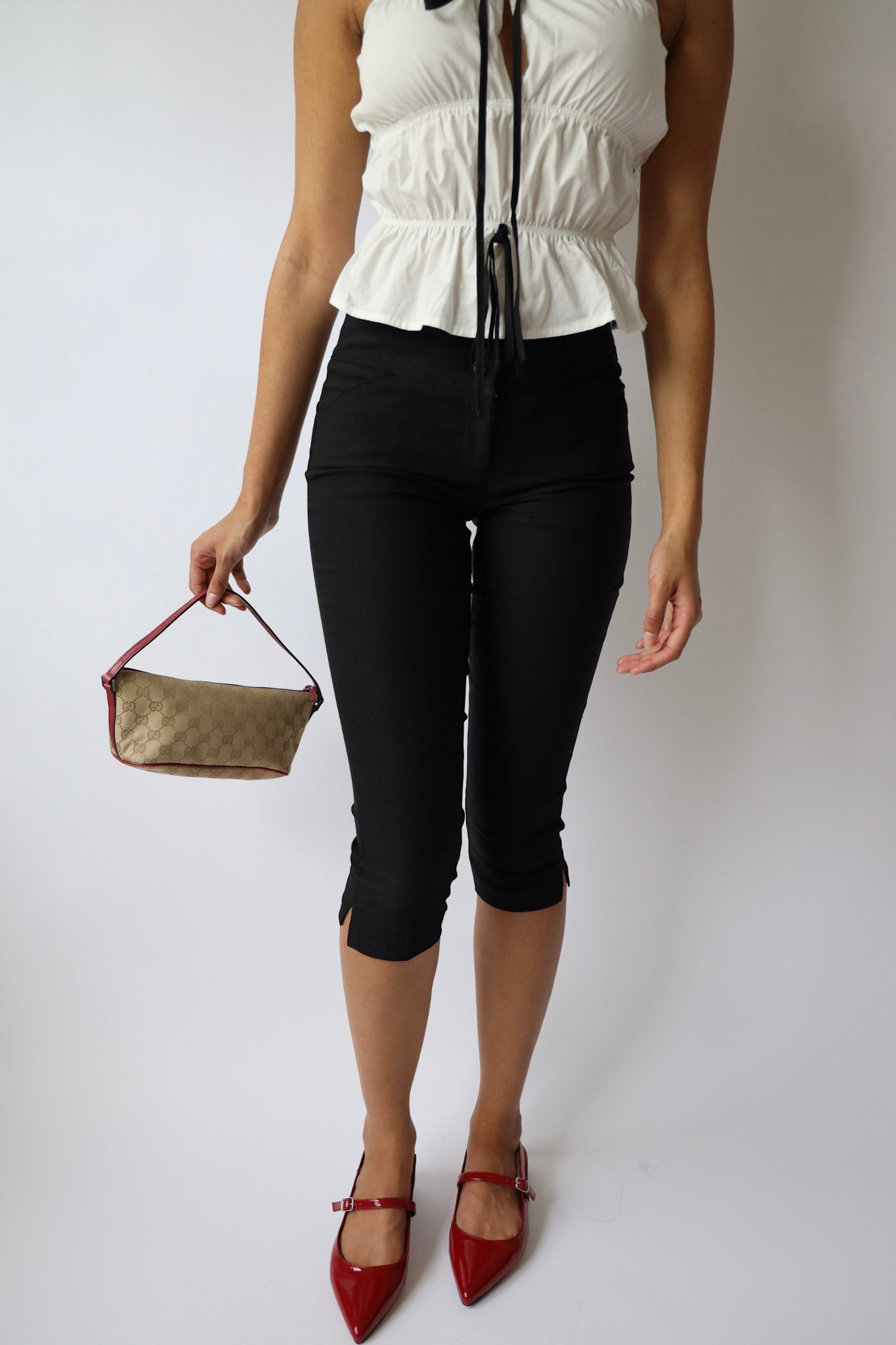 Black Capri Trouser