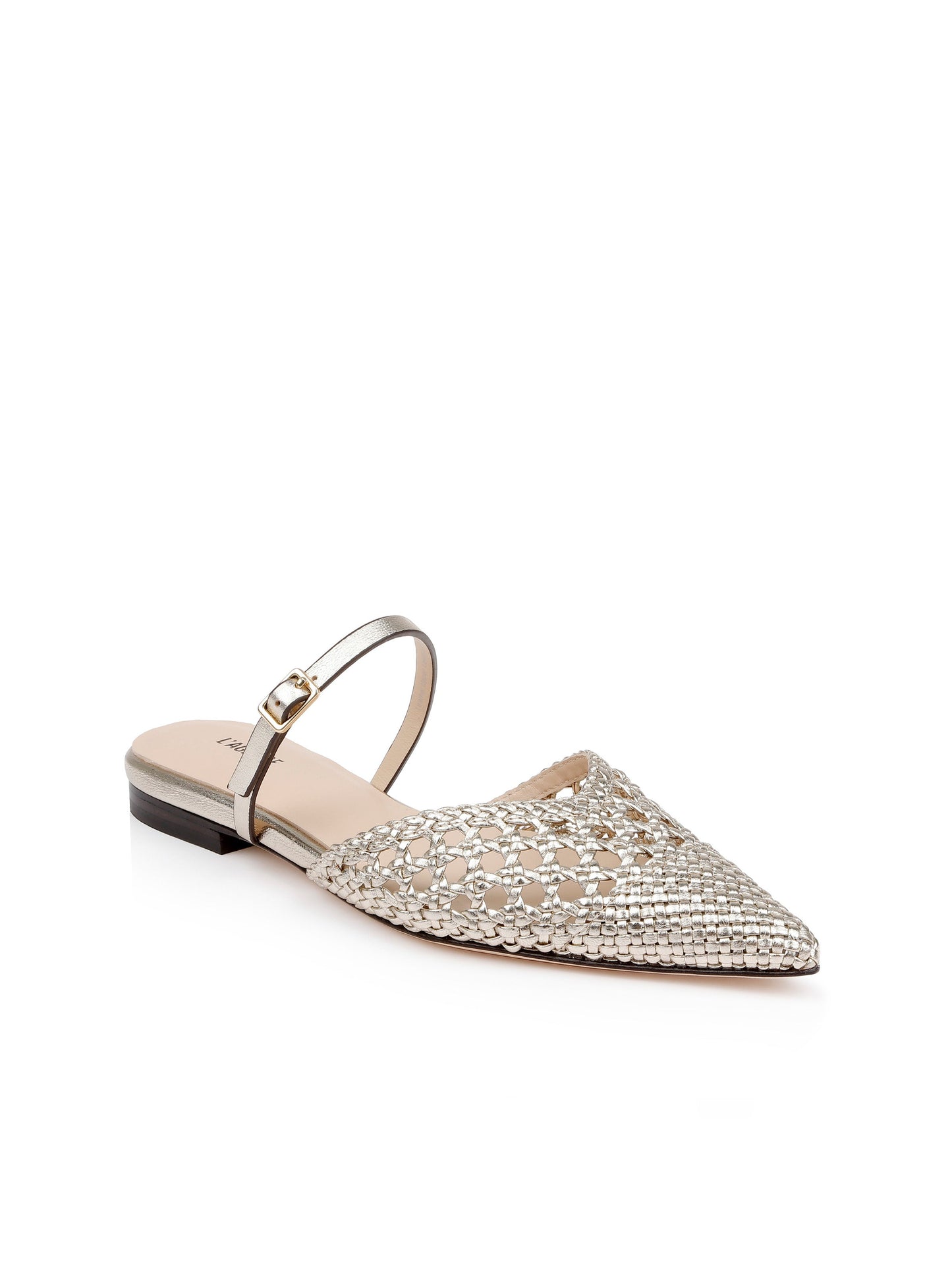 Jacklyn Leather Flat Mule